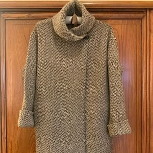 Ralph Lauren cash/wool coat sweater with a